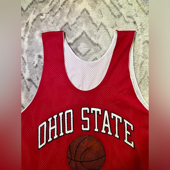 OHIO STATE champion basketball jersey men’s large reversible red white - Picture 4 of 8